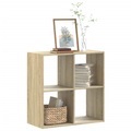 vidaXL Bücherregal Sonoma-Eiche 68,5x32x68,5 cm Holzwerkstoff