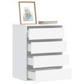 vidaXL Kommode Weiß 60x41x76 cm Holzwerkstoff