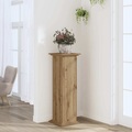 vidaXL Pflanzenständer Artisan-Eiche 33x33x100 cm Holzwerkstoff
