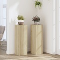 vidaXL Pflanzenständer 2 Stk. Sonoma-Eiche 25x25x80 cm Holzwerkstoff