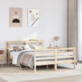 vidaXL Massivholzbett ohne Matratze 140x190 cm Kiefernholz