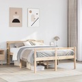 vidaXL Seniorenbett mit Kopfteil 150x200 cm Massivholz Kiefer