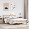 vidaXL Massivholzbett ohne Matratze 160x200 cm Kiefernholz