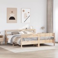 vidaXL Massivholzbett ohne Matratze 200x200 cm Kiefer