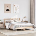 vidaXL Massivholzbett ohne Matratze 140x190 cm Kiefernholz