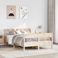 vidaXL Massivholzbett ohne Matratze 140x190 cm Kiefernholz
