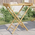 vidaXL, vidaXL Tabletttisch Klappbar 70,5x42,5x80 cm Bambus