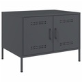 vidaXL Couchtisch Anthrazit 68x50x50,5 cm Kaltgewalzter Stahl