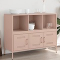 vidaXL, vidaXL Sideboard Rosa 100,5x39x79 cm Kaltgewalzter Stahl