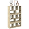 vidaXL Bücherregal Sonoma-Eiche 100x33x156,5 cm Holzwerkstoff