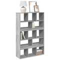 vidaXL Bücherregal Grau Sonoma 100x33x156,5 cm Holzwerkstoff