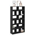 vidaXL Bücherregal Schwarz 100x33x187,5 cm Holzwerkstoff