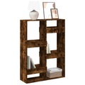 vidaXL Bücherregal Räuchereiche 100x33x135 cm Holzwerkstoff