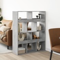 vidaXL, vidaXL Raumteiler Betongrau 100x33x125,5 cm Holzwerkstoff