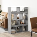 vidaXL, vidaXL Raumteiler Grau Sonoma 100x33x125,5 cm Holzwerkstoff