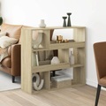 vidaXL Bücherregal Sonoma-Eiche 100x33x94,5 cm Holzwerkstoff