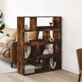 vidaXL Raumteiler Räuchereiche 100x33x125,5 cm Holzwerkstoff