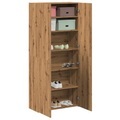 vidaXL Schuhschrank Braun Eichen-Optik 80x35,5x180 cm Holzwerkstoff