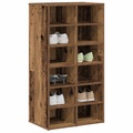 vidaXL Schuhregal Altholz-Optik 54x34x100,5 cm Holzwerkstoff