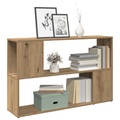 vidaXL Bücherregal Artisan-Eiche 100x24x63 cm Holzwerkstoff