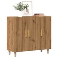 vidaXL Sideboard Artisan-Eiche 90x34x80 cm Holzwerkstoff