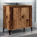 vidaXL Waschbeckenunterschrank Altholz-Optik 58x33x60 cm Holzwerkstoff