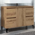 vidaXL Waschbeckenunterschrank Artisan-Eiche 80x33x60 cm Holzwerkstoff