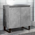 vidaXL, vidaXL Badschrank Betongrau 58 x 33 x 60 cm Holzwerkstoff