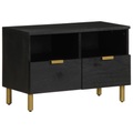 vidaXL TV-Schrank Schwarz 70x33x46 cm Holzwerkstoff