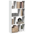 vidaXL Bücherregal Weiß 60x20x120 cm Holzwerkstoff