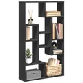 vidaXL Bücherregal Schwarz 72x20x120 cm Holzwerkstoff