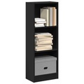 vidaXL Bücherregal Schwarz 40x24x109 cm Holzwerkstoff