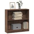 vidaXL Bücherregal Braun Eichen-Optik 80x24x76cm Holzwerkstoff