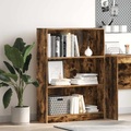 vidaXL Bücherregal Räuchereiche 80x24x109 cm Holzwerkstoff