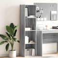 vidaXL Bücherregal Grau Sonoma 40x30x152 cm Holzwerkstoff