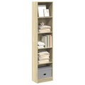 vidaXL Bücherregal Sonoma-Eiche 40x24x176 cm Holzwerkstoff