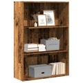 vidaXL Bücherregal Altholz-Optik 80x30x114 cm Holzwerkstoff