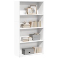 vidaXL Bücherregal Weiß 80x30x152 cm Holzwerkstoff