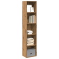 vidaXL Bücherregal Artisan-Eiche 40x30x189 cm Holzwerkstoff