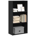 vidaXL Bücherregal Schwarz 60x30x114 cm Holzwerkstoff