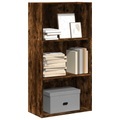 vidaXL Bücherregal Räuchereiche 60x30x114 cm Holzwerkstoff