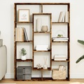 vidaXL Bücherregal Räuchereiche 102x29x143 cm Holzwerkstoff