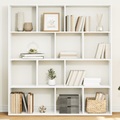 vidaXL Bücherregal Weiß 132x29x141,5 cm Holzwerkstoff
