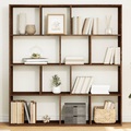 vidaXL Bücherregal Braun Eichen-Optik 132x29x141,5 cm Holzwerkstoff