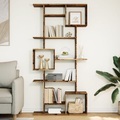 vidaXL Bücherregal Altholz-Optik 92x29x188 cm Holzwerkstoff