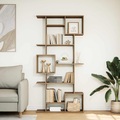 vidaXL Bücherregal Artisan-Eiche 92x29x188 cm Holzwerkstoff