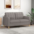 vidaXL B-Ware 2-Sitzer-Sofa Taupe 140 cm Stoff