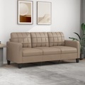 vidaXL B-Ware 3-Sitzer-Sofa Cappuccino-Braun 180 cm Kunstleder