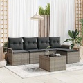 VidaXL - Modernes outdoor-sofa poly-rattan, One Size, Grau