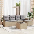 VidaXL - Modernes outdoor-sofa poly-rattan, One Size, Beige